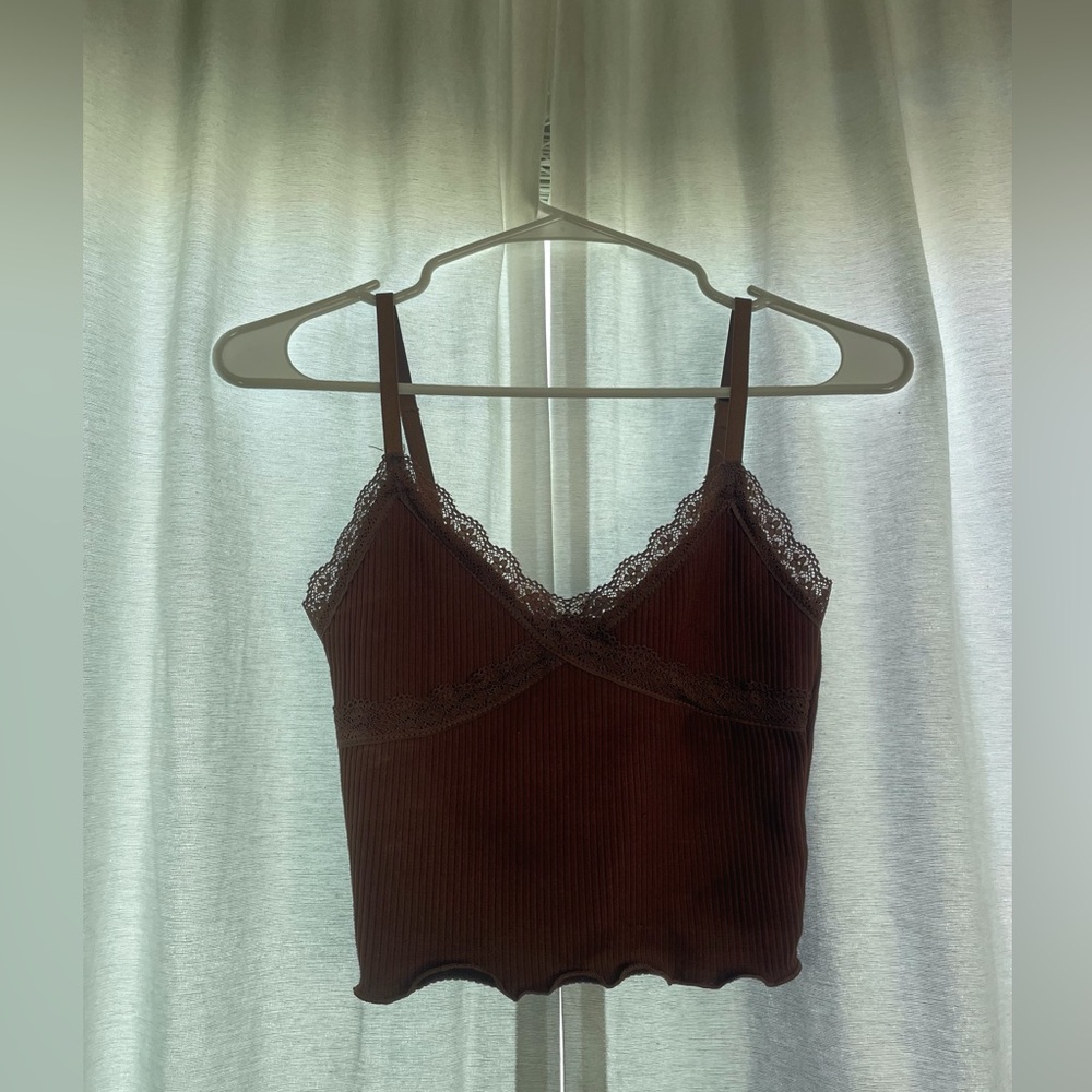 H&M Brown Crop Top